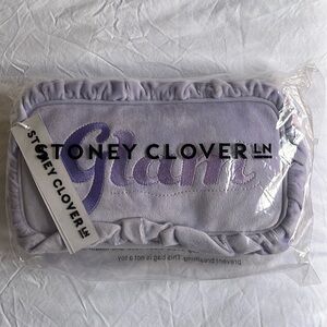 NWT Stoney Clover Lane "Glam" Small Velvet Pouch